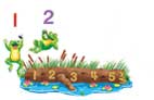 Educating CHildren|Preschool|Maths|growing|Five green and speckled frogs