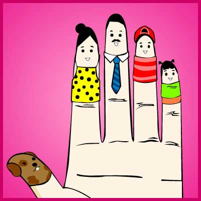 Educating CHildren|Preschool|Maths|A Family Fingerplay