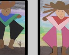 Educating CHildren|Preschool|Art|shapes|People Made of Shapes